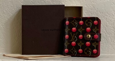 Louis Vuitton Monogram Cerises Cherry Zip Compact Wallet CA0045 w