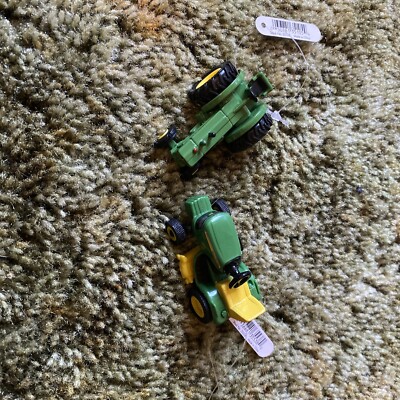 John Deere Ertl Miniature Tractor 35105 And Miniature Mower 35538