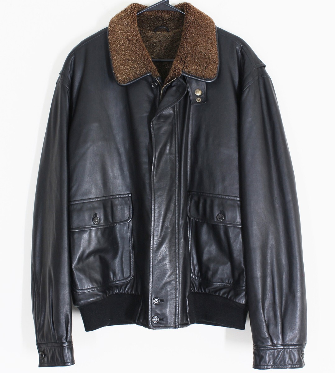【archive】sullen Bomber Leather-jacket Sulka Lambskin Shearling Lined Leather Bomber Jacket Butter Soft