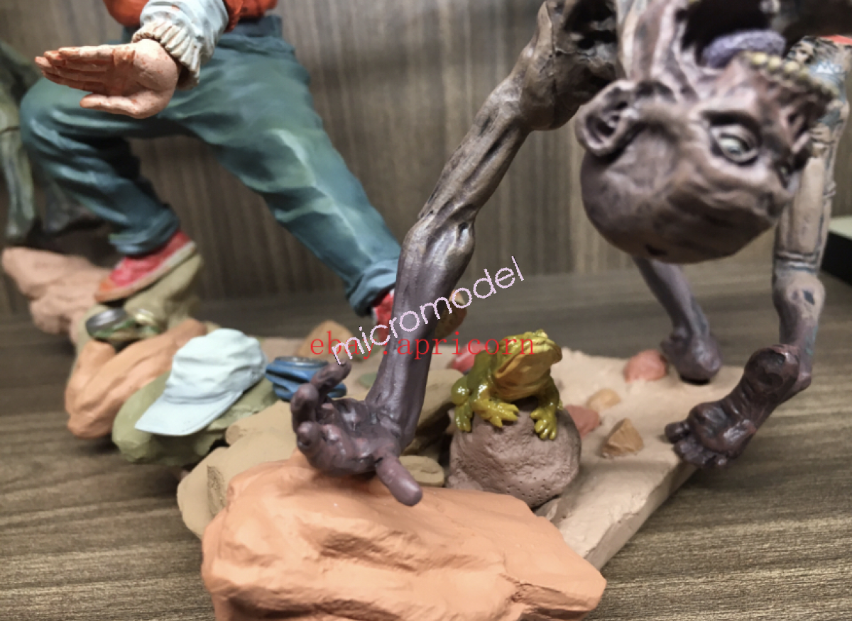 Shaolin Cowboy Statue Figure Resin Model Collectible Limited Boy