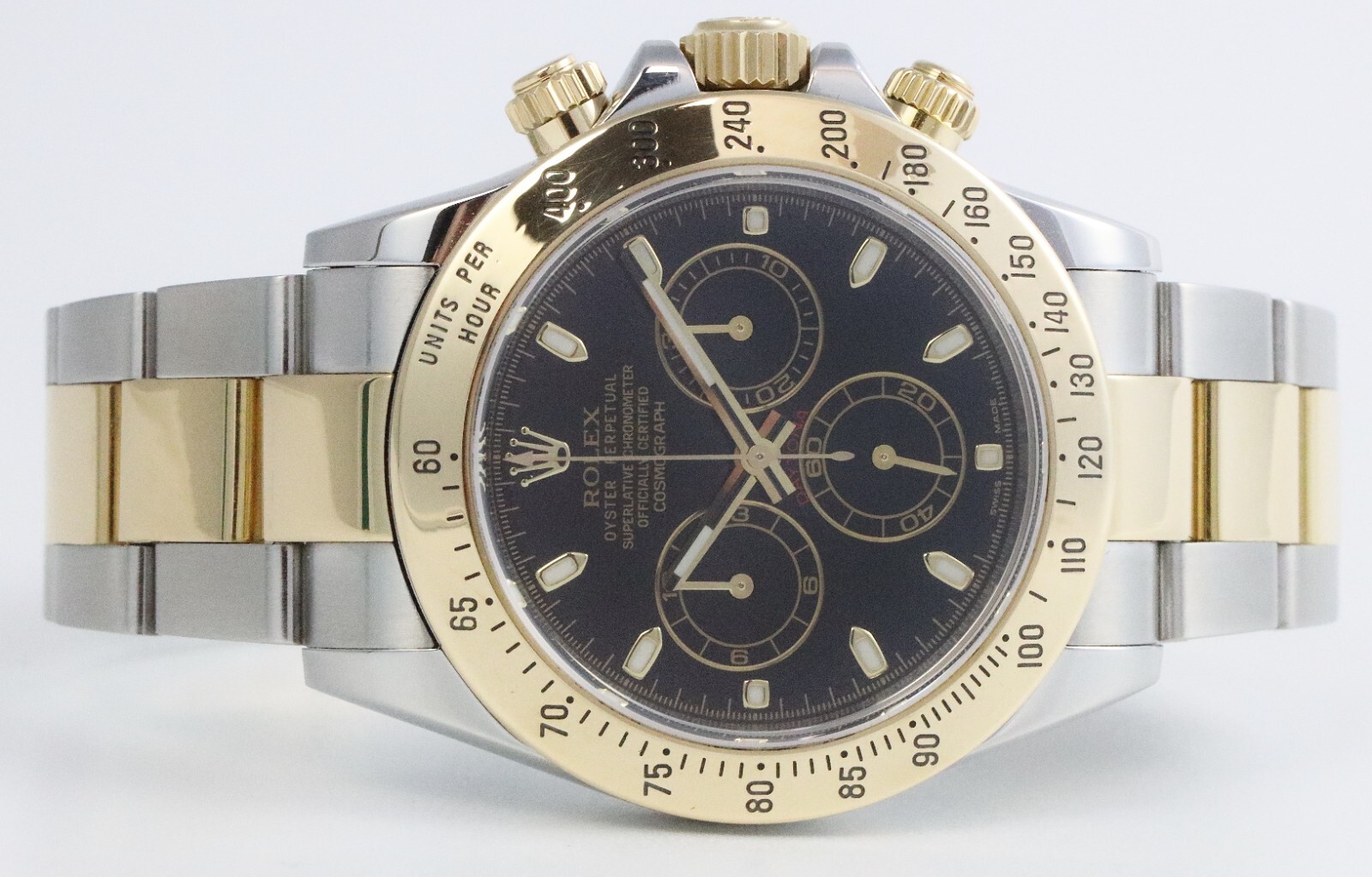 Bild 3 - Rolex Daytona Cosmograph 116523 40mm Stahl/Gold 2009 Black Dial Dif AVS18032 X