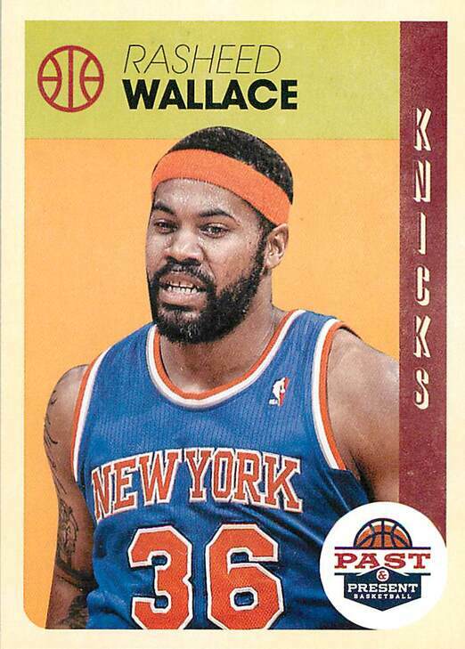 Rasheed Wallace 14 2012-13 Panini Past & Present