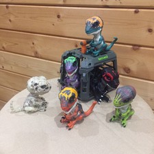 untamed raptor with cage