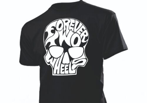 T-shirt Motociclista Chopper Bobber Stile Rocker Teschio Slogan *4107 Nero - Foto 7