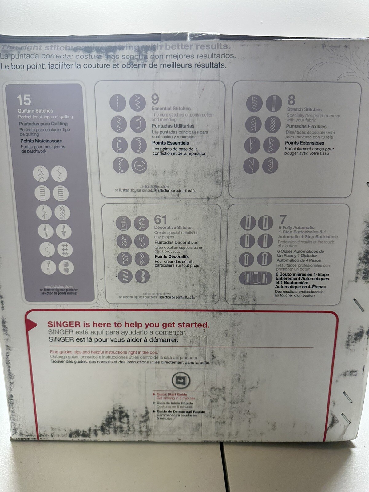 Singer 7285Q Patchwork™ Sewing and Quilting Machine 37431884084 eBay