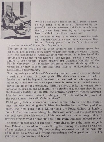 1956 Memorial Portfolio R. H. Palenske Etchings "Man O' War" & "Black Labrador" - Picture 5 of 24