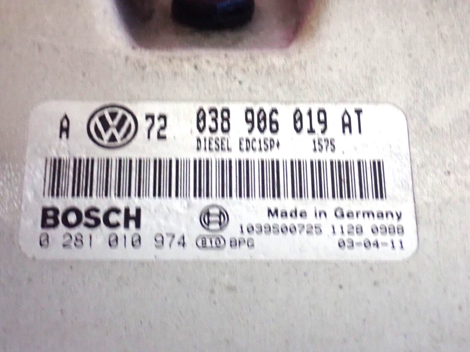 🔹Centralina motore VW Bora Variant 1J6 👍OFFERTA TOP⭐⭐⭐⭐ 038906019AT - Immagine 3 di 4