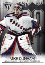 2003-04 Titanium Retail Jersey Number Parallels #67 Mike Dunham