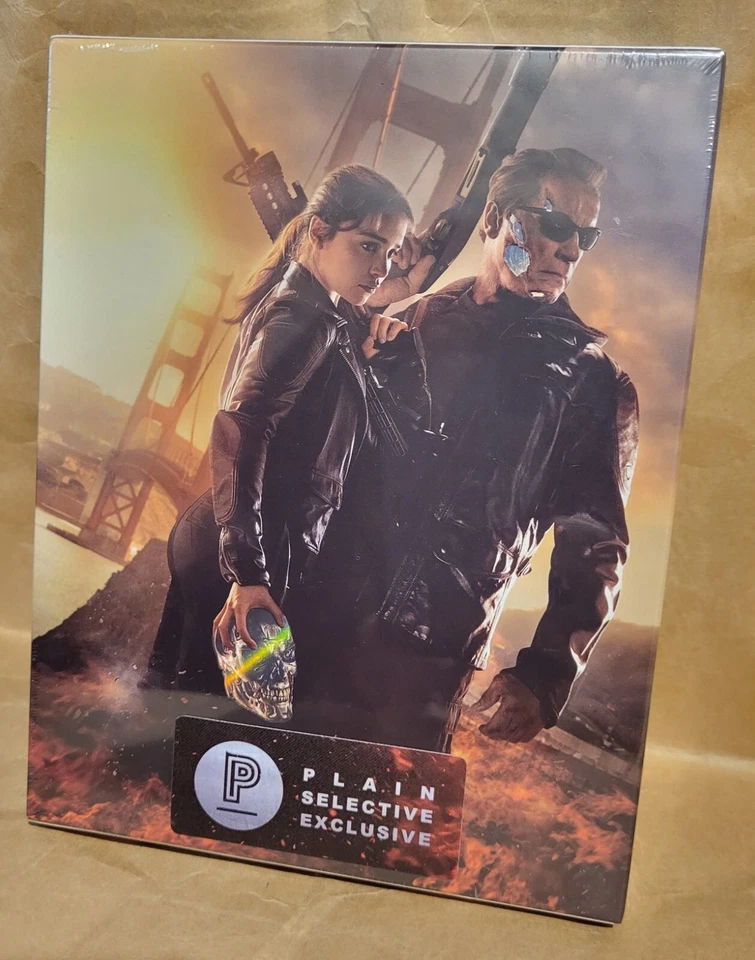TERMINATOR GENISYS BluRay 3D+2D PLAIN ARCHIVE Korea Limited Lenticular STEELBOOK - Image 2 of 4