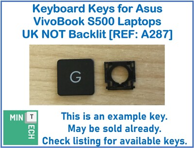 Tastatur Ersatz Tasten für Asus VivoBook S500 Laptops UK Layout NICHT Hintergrundbeleuchtung
