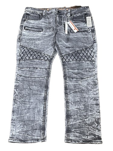 Guapi Pants Mens 34 Limited Edition Biker Moto Zipper Articulated