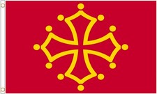 Midi Pyrenees France Polyester Flag - Choice of Sizes