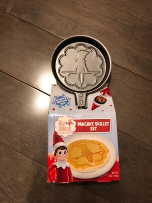 Elf on the Shelf Christmas Pancake Skillet Set Skillet & Pancake Mix Brand New