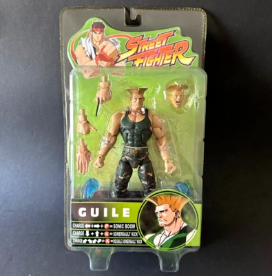 Street Fighter GUILE Series 3 15th Anniversary Green Sota - Imagen 1 de 3