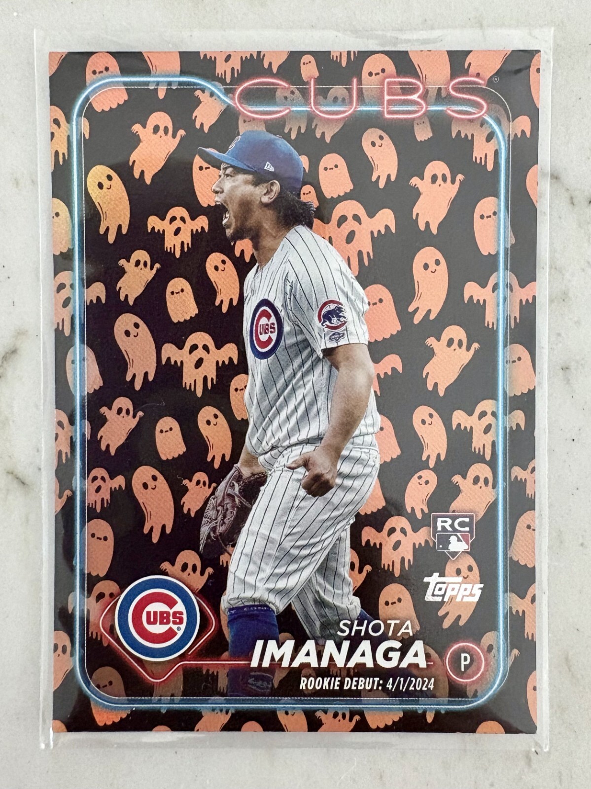 2024 Topps Update Series - Rookie Debut Shota Imanaga #US281 Ghost Foil (RC)