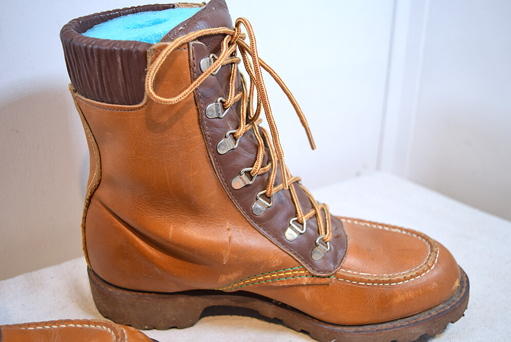 Vintage kaufman kingtreads 70’s work boots. Can’t‎ confirm but feels steel toes 1960s/70s Kaufman Footwear Kingtreads Boots Size 6 w  main image 2
