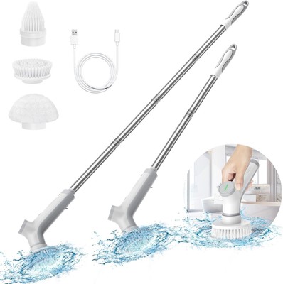 VEWIOR Electric (Spin Scrubber, Cordless Cleaning Brush with 3 Adjustable Angle)