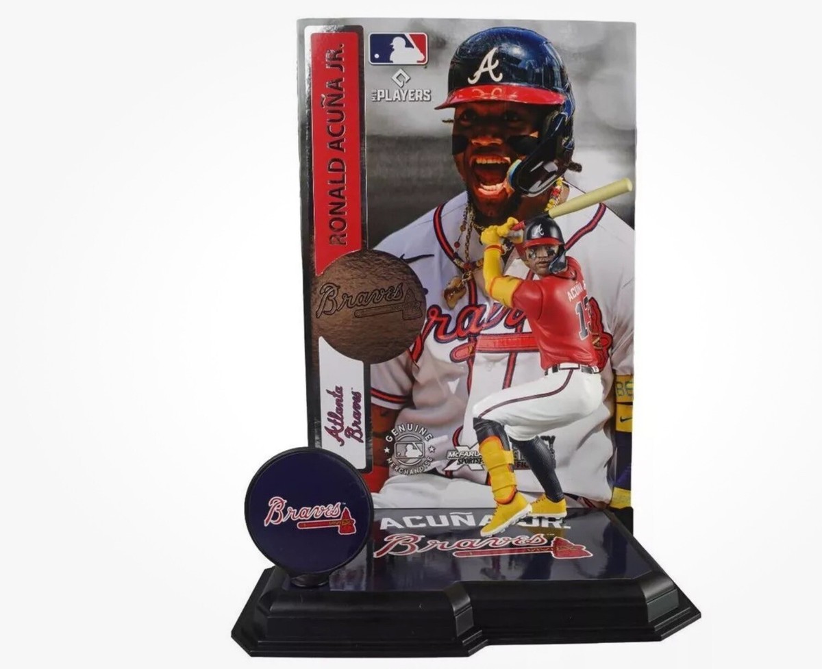 マクファーレン MLB ロナルド・アクーニャ jr.アトランタブレーブス 2024 McFarlane MLB Ronald Acuna Jr Atlanta Braves Red Jersey