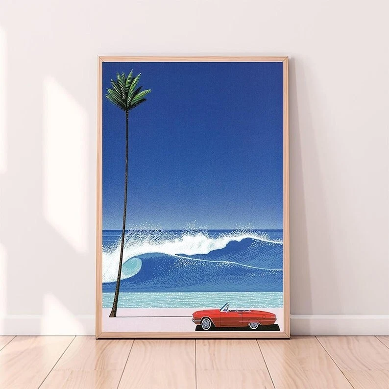 Hiroshi Nagai Vintage Poster, Retro Art Decor, High Quality Print - Image 3 of 4