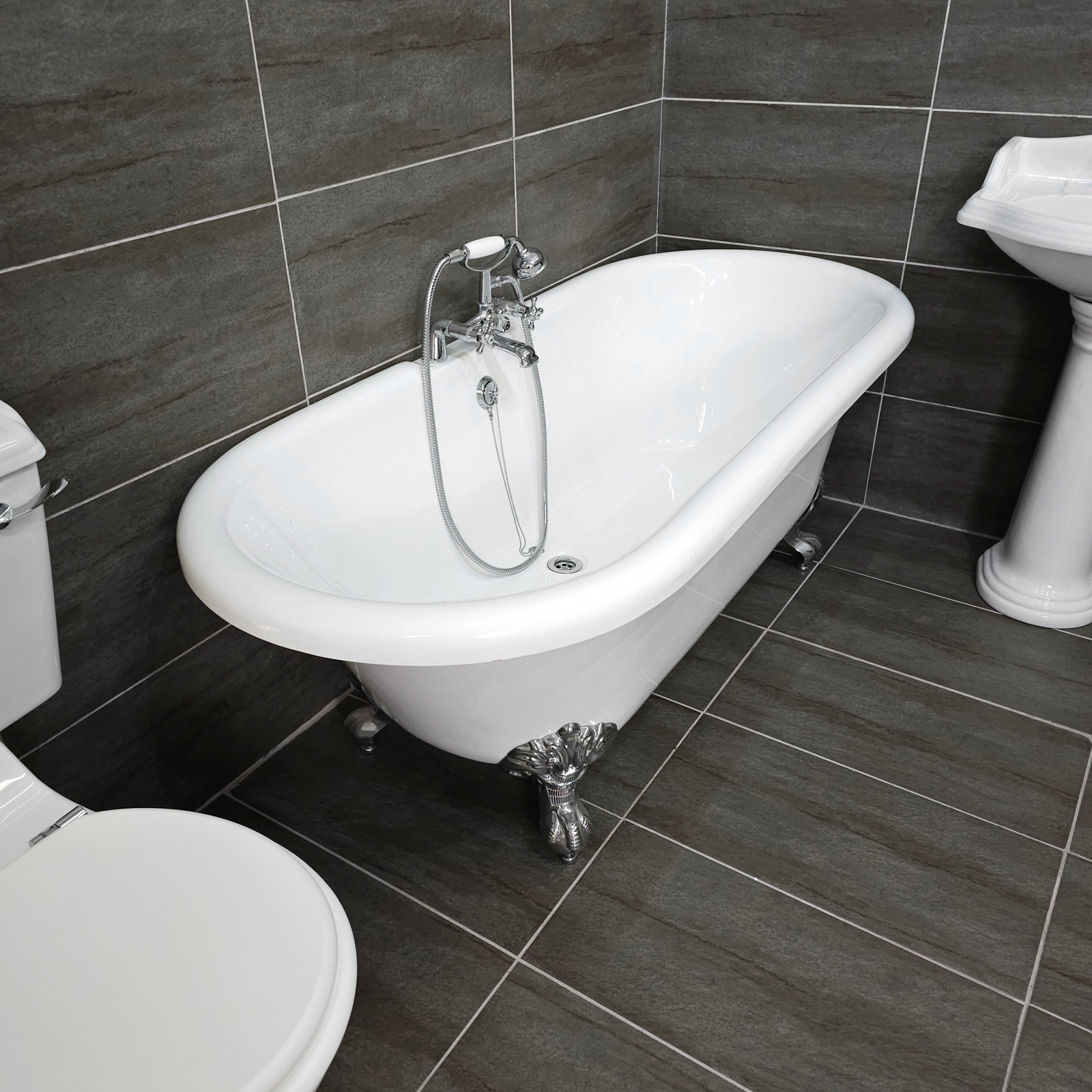 Ryther Kent Complete Traditional Roll Top Bathroom Suite Inc Taps eBay