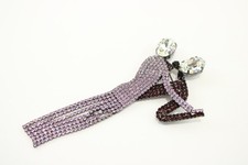 Spilla Butler & Wilson coppia danzante set pietre vintage firmata marca