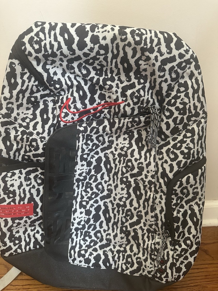 Nike Elite Leopard Print Team Issued Green Black Gray Elite Backpack Rare!  Red | eBay