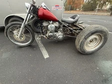 1957 Harley Trike Motorcycle Vintage Motorcycle Bike.
