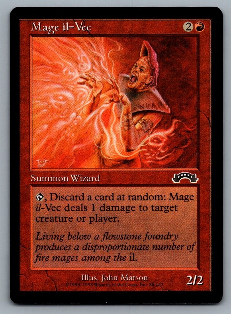 Mage il-Vec #86 Exodus Magic: The Gathering MTG - NM