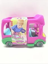 Barney s World Adventure Bus Fisher Price Push Along Toy Figure New Sealed
