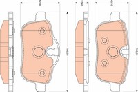 TRW BremsbelÄGe Bremsbelagsatz Hinten Passend FüR BMW Z4 E89