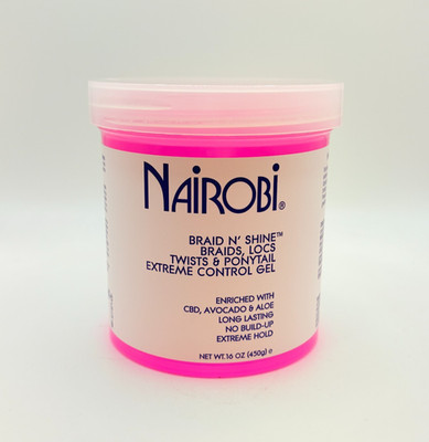 Nairobi Braid N' Shine Extreme Control Gel 16oz