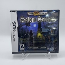 Salem Secrets (Nintendo DS 2010) Case & Game Tested + Working 🔥FREE SHIPPING🔥