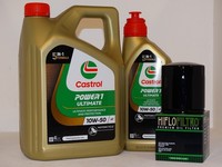 Kawasaki 1000 Ninja H2 H2R Bj: 15-, 5Ltr. Castrol 10W50,ÖL- U. ÖLfilter