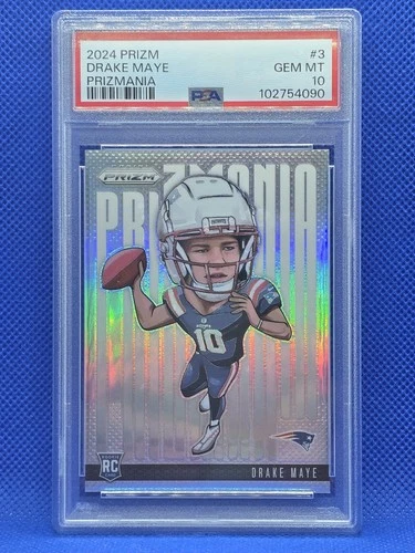 2024 Panini Prizm Drake Maye Prizmania Rookie PSA 10