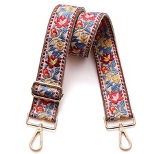 Purse Strap Replacement Crossbody Wide Shoulder Strap Gold Buckle-996