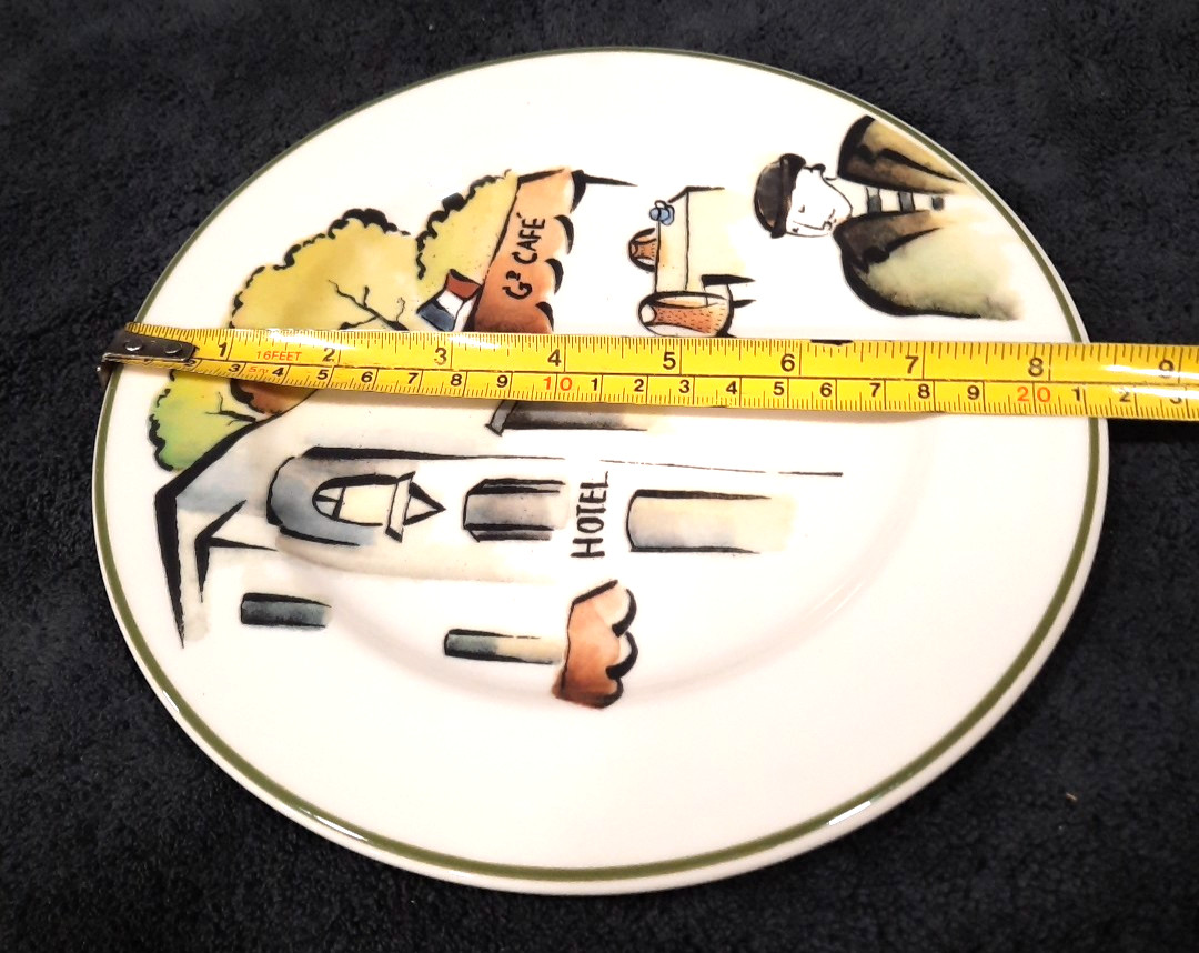 Italian China Rosanna Paris Cafe Salad Bread Dessert or Appetizer Plate 8.25"