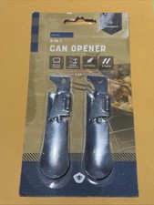 2 Pack Can Opener Bottle Opener Spoon 3 in 1 344 Camping Survival Kit