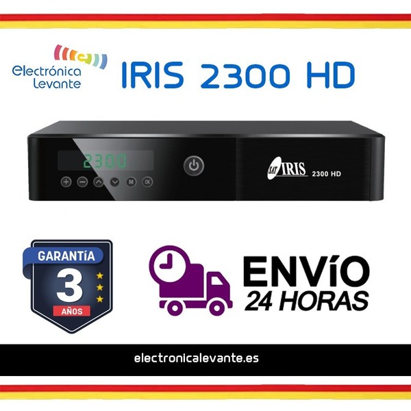 IRIS 2300 HD 3 años de garantía- distribuidor oficial.