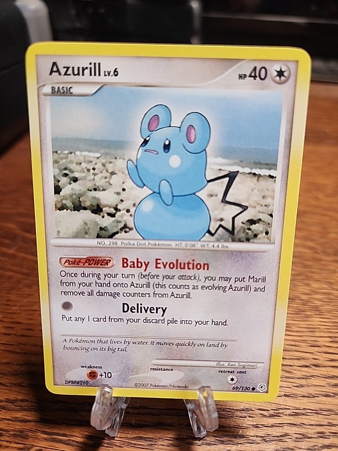 Azurill 69/130 Diamond and Pearl Regular 2007 LP Pokemon TCG