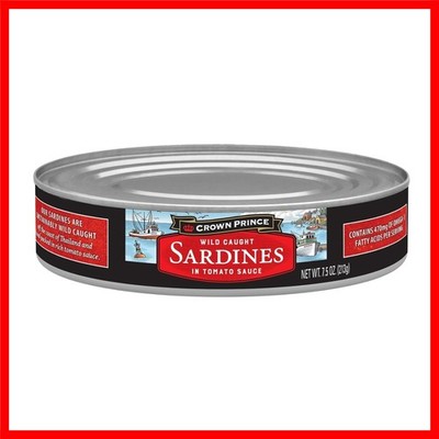 Wild-Caught Sardines in Tomato Sauce - Pack of 12