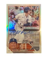 2023 Topps Chrome Michael Papierski RC Refractor Auto 305/499 RA-MPA Tigers