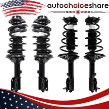 For 2000-2005 Hyundai Accent Front Rear Complete Shock Struts w/ Springs 4pcs