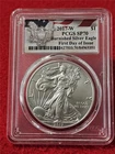 2017-W American Silver Eagle $1 Dollar ASE PCGS SP 70 BURNISHED FDI  #MF-T1327