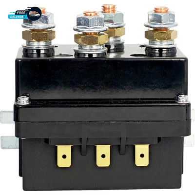 12V 500A Winch Solenoid Contactor Relay for 8000Lbs  17000Lbs ATV UTV Boat 4X4