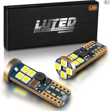 168 194 Led Bulbs 6500K Xenon White 9-30v 730 Lumens Extremely Bright Canbus Fre