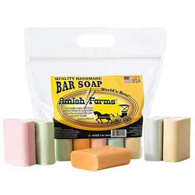 Natural Bar Soap 5-Pack Variety   Handmade Cold Process Moisturizing Soap Bar...