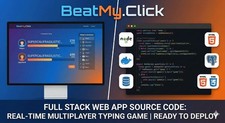 Real-Time Multiplayer Competitive Typing Game - Full Stack Web App Source Code