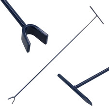 Universal Long Stopcock Key 1M T Handle Water Main Tap Valve Wrench Steel Tool