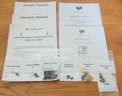 Yamaha M85 restoration recap upgrade kit repair capacitor transistor rebuild