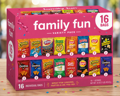 Frito-Lay Family Fun Variety Snack Chips, 16-Pack
